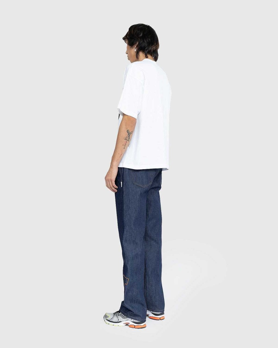Bukser | Saintwoods Patch Raw Denim Indigo