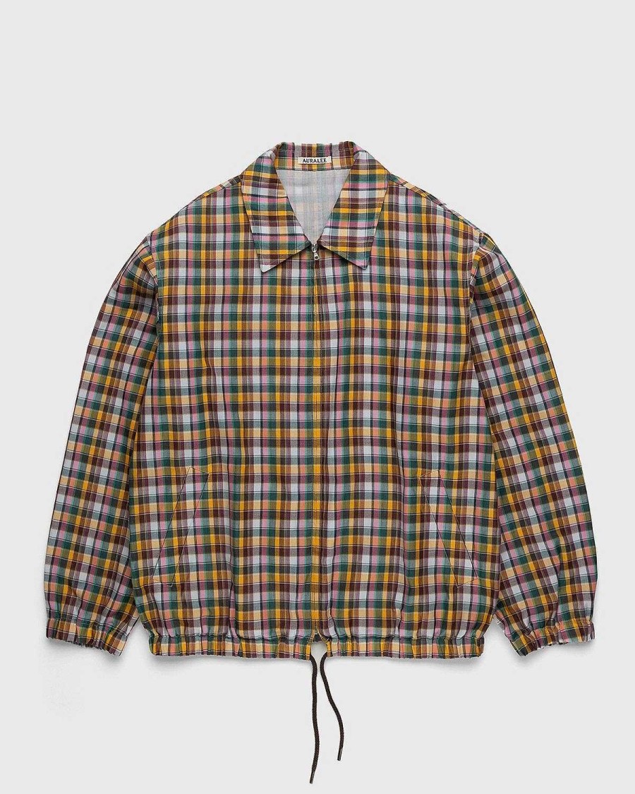 Overtoj | Auralee Bomuldsvaevet Blouson Mix Madras Check