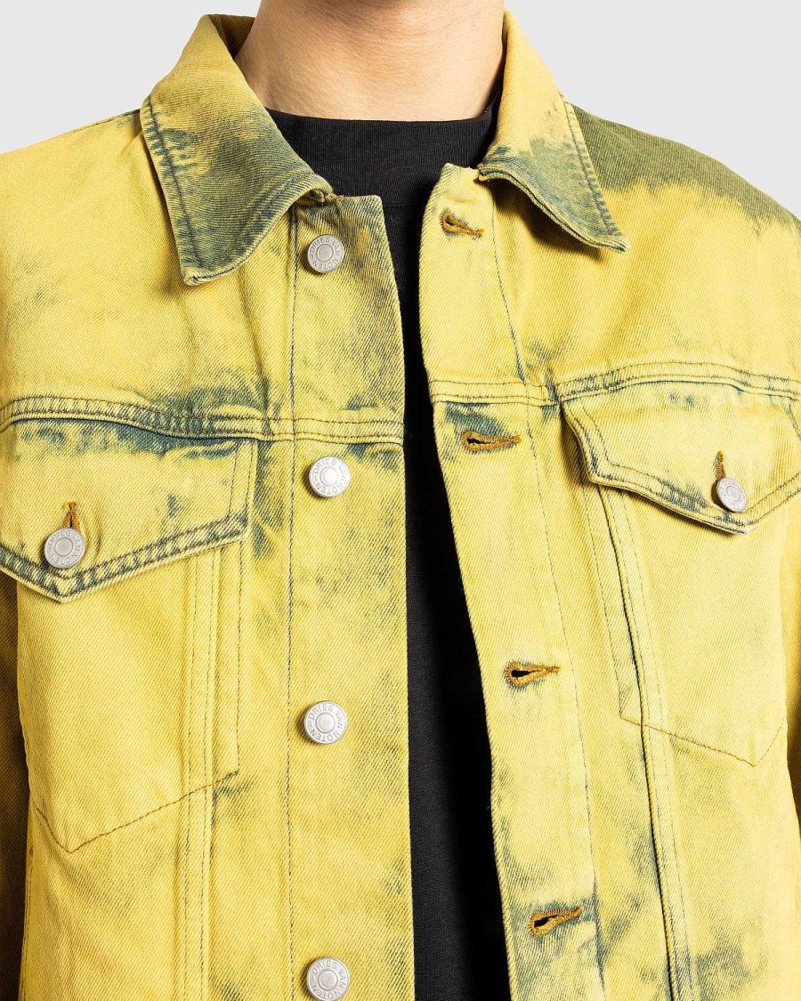 Overtoj | Dries van Noten Vuskin Denimjakke Lime