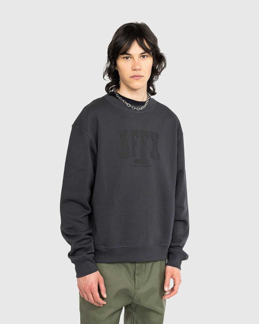 Sveder | AFFXWRKS Varsity Sweatshirt Soft Black
