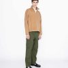 Strik | Highsnobiety HS05 Genanvendt Half-Zip Uld Fleece Brun