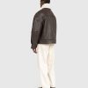 Overtoj | Y/Project Hook And Eye Shearling-Jakke Morkebrun/Off White