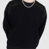 Strik | Y-3 Utility Sweater Med Rund Hals, Sort