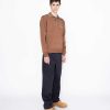 T-Shirts | Highsnobiety HS05 Langaermet Strik Polo Brun
