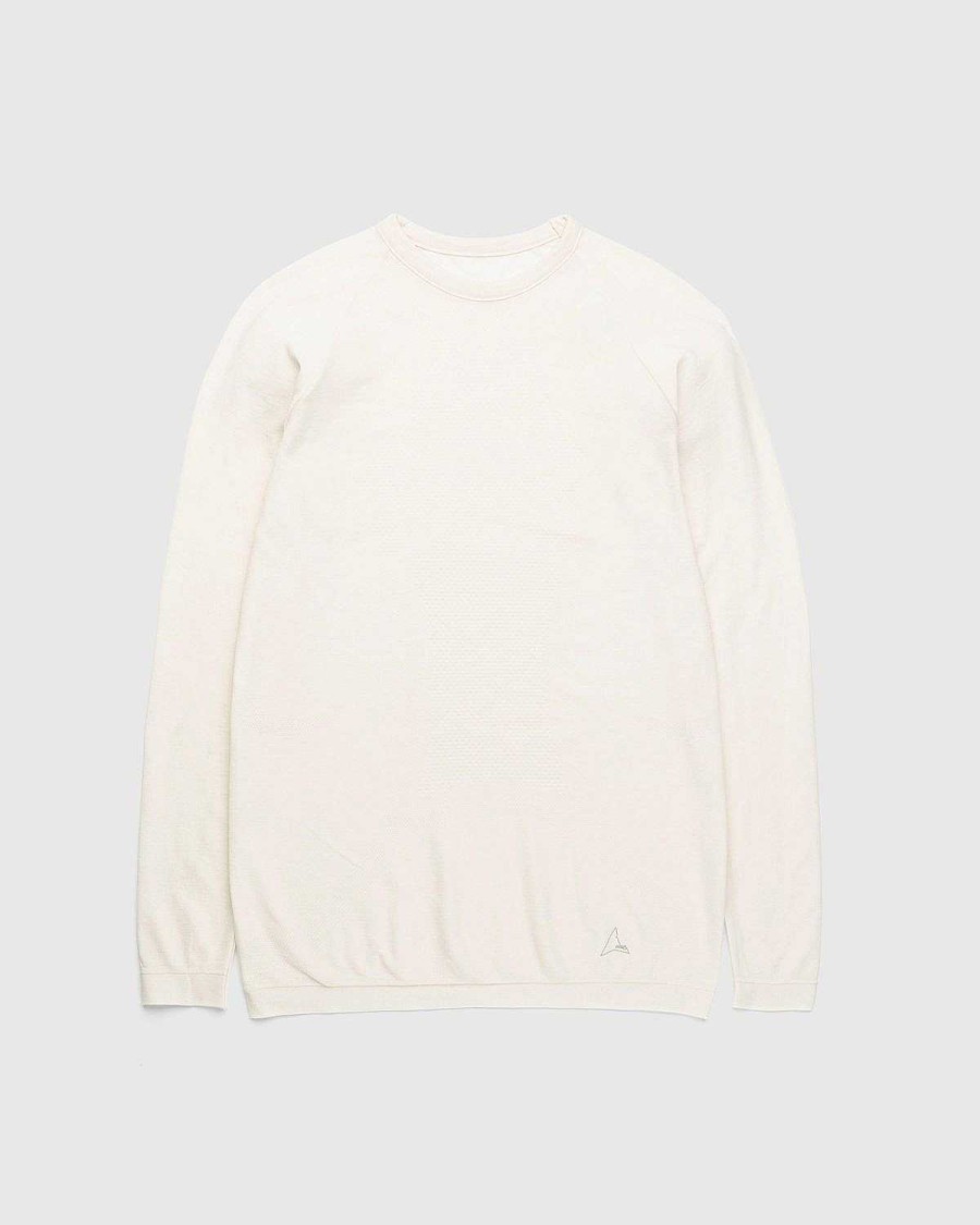 T-Shirts | ROA Somlos Langaermet Bomuldsskjorte Beige
