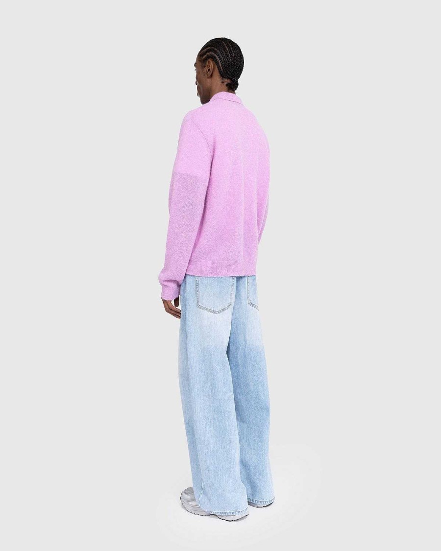 T-Shirts | Our Legacy Aftenpolo Candyfloss Fuzzy Alpaca