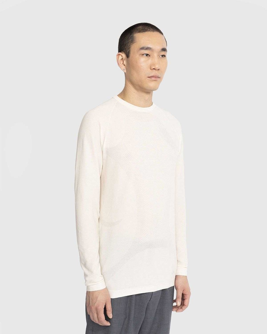 T-Shirts | ROA Somlos Langaermet Bomuldsskjorte Beige