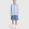 Skjorter | Carhartt WIP Langaermet Kendricks Skjorte Hudson Blue/Bay Blue