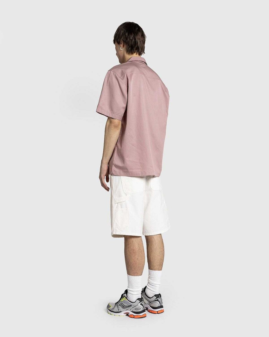 T-Shirts | Carhartt WIP S/S Delray Skjorte Glassy Pink/Sort