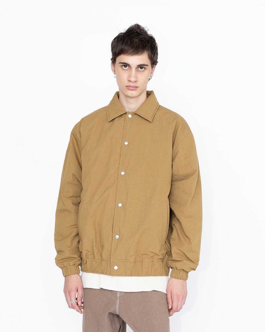 Overtoj | Highsnobiety HS05 Reverse Piping Isoleret Jakke Beige