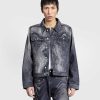Overtoj | CAMPERLAB Bolget Denimjakke Sort/Gra