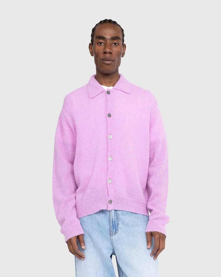 T-Shirts | Our Legacy Aftenpolo Candyfloss Fuzzy Alpaca