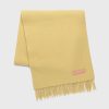 Vinter Tilbehor | Acne Studios Uld Frynsetorklaede Gul