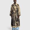 Overtoj | Jean Paul Gaultier Trompe L'Oeil Trench Coat Sand/Sort