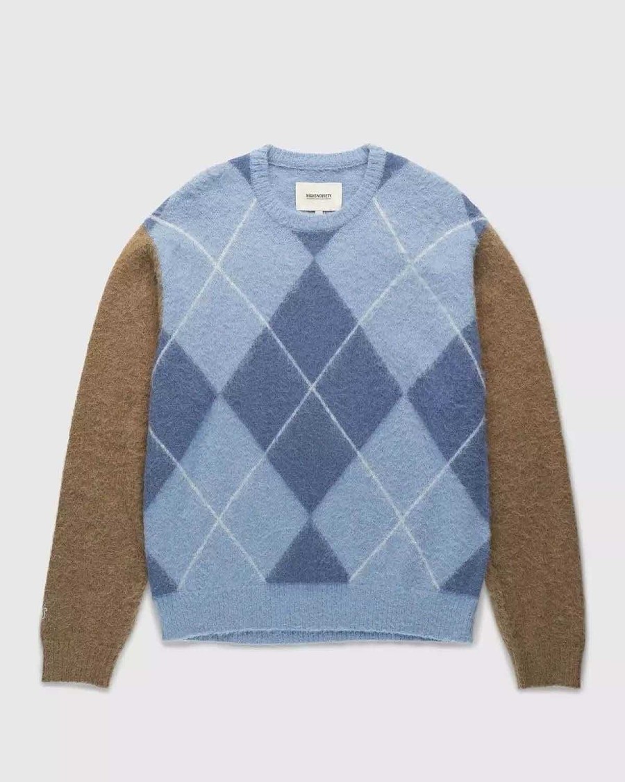 Strik | Highsnobiety Tjek Alpaca Sweater Multi Blue