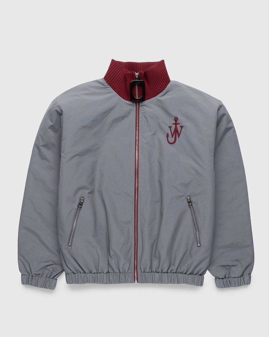 Overtoj | J.W. Anderson Kontrast Lynlas Foran Blouson Gra