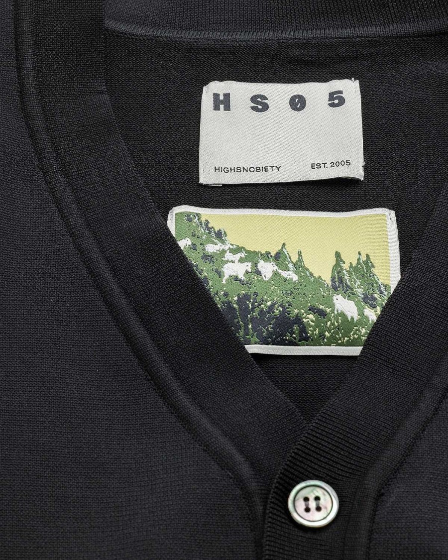 Strik | Highsnobiety HS05 Poly Strik Cardigan Sort