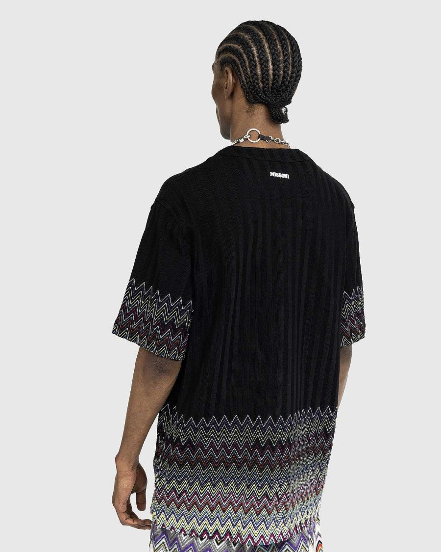 Skjorter | Missoni Strikket T-Shirt Sort