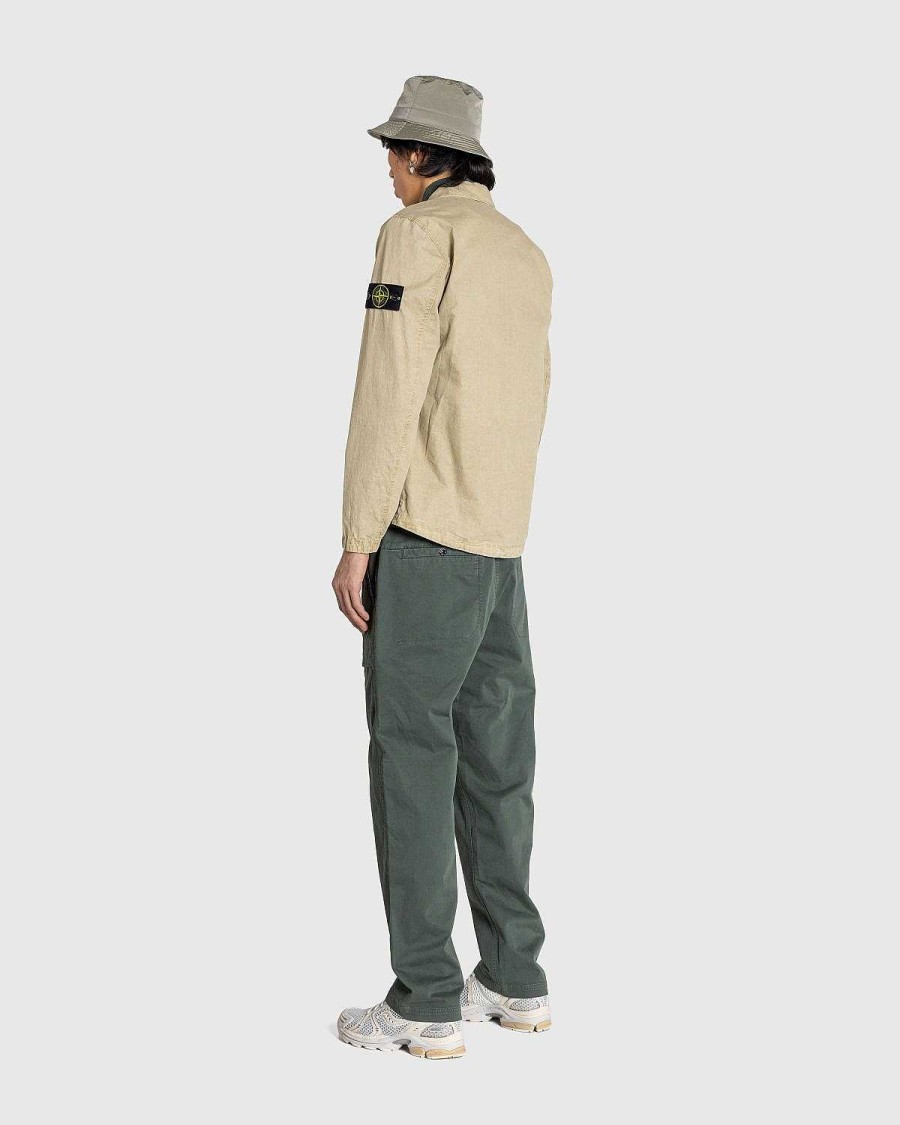 Skjorter | Stone Island Overtroje I Bomuld Sand