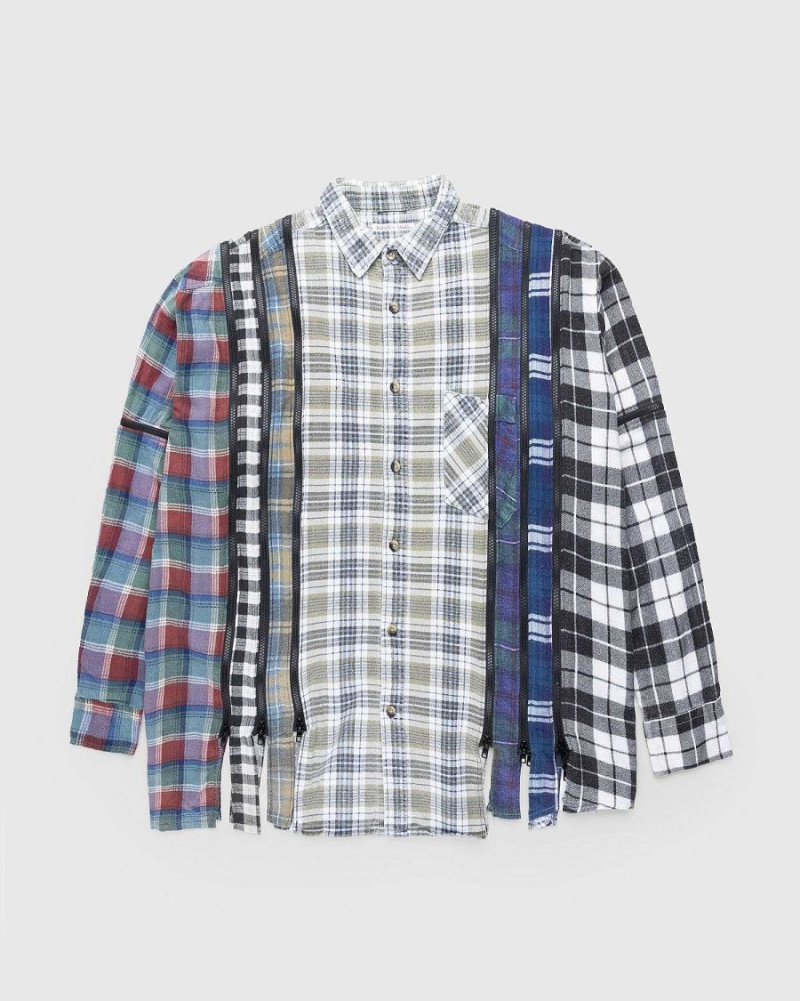 Skjorter | Needles Flanelskjorte -> 7 Snit Med Lynlas Vid Skjorte