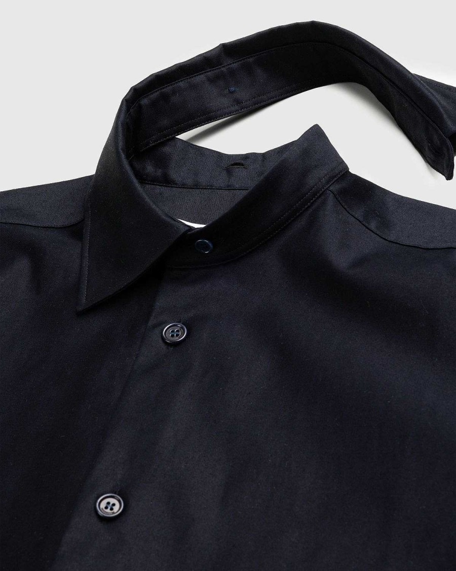 Skjorter | J.W. Anderson Kontrast Patch Pocket Oversized Skjorte Marinebla