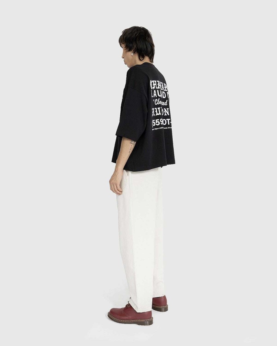 T-Shirts | Willy Chavarria Buffalo Pocket T-Shirt Sort