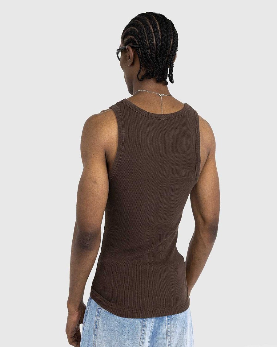 T-Shirts | Entire Studios Rib Tank Brunette