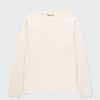 T-Shirts | Highsnobiety HS05 Pigmentfarvet Boxy Langaermet Jersey Natural