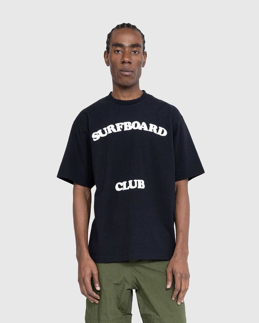 T-Shirts | Stockholm Surfboard Club Leaf Club T-Shirt Sort