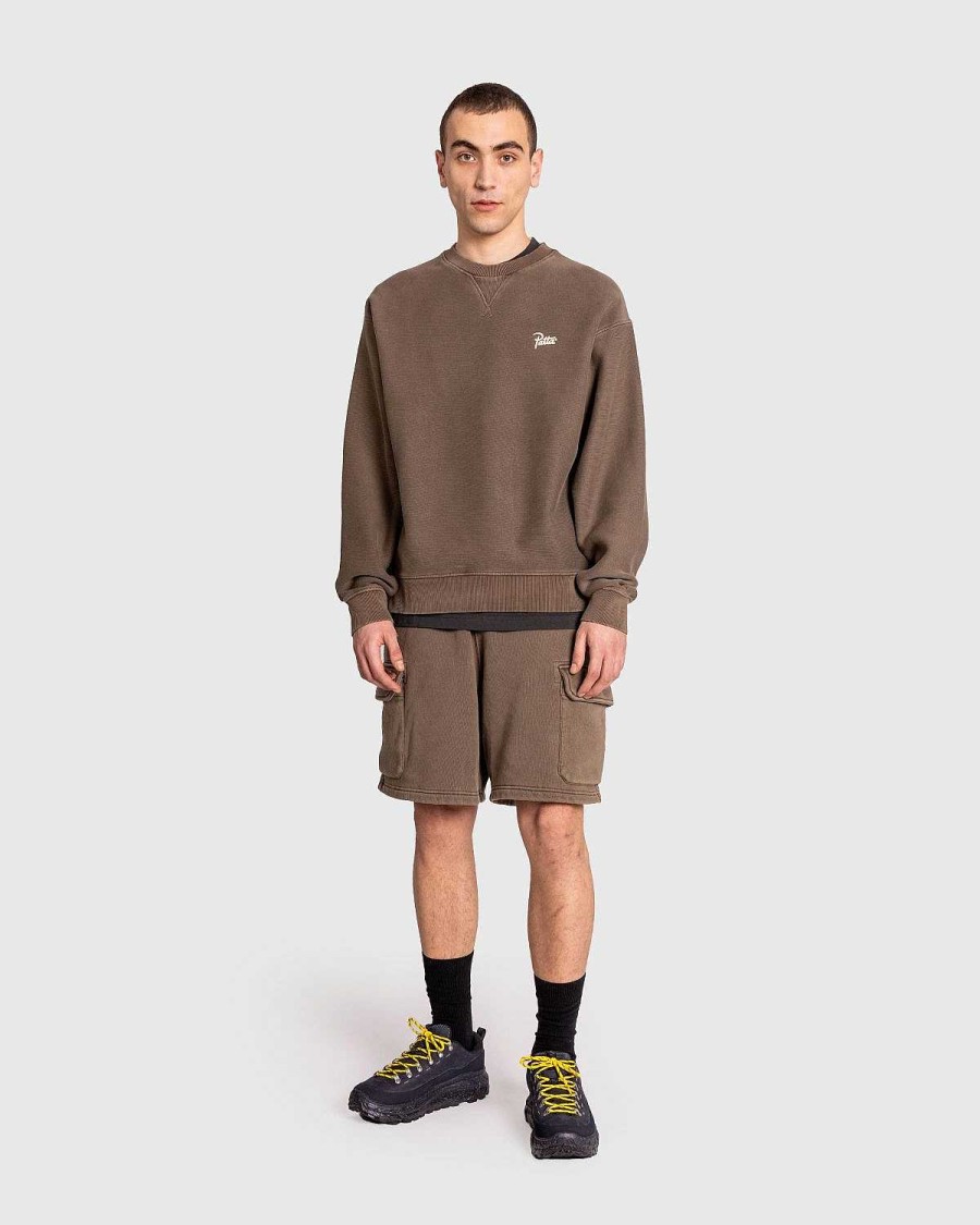 Strik | Patta Klassisk Vasket Crewneck Sweater Morel