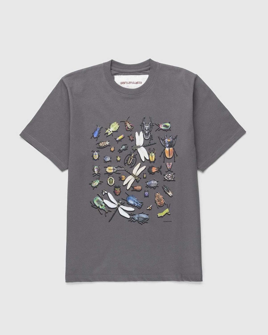 T-Shirts | Gentle Fullness Genbrugt Bomuld Bugs Tee Sort