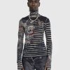Strik | Jean Paul Gaultier Sailor Tattoo Langaermet Navy/Beige