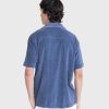 Skjorter | Puma Rhuigi Kortaermet Button-Down Skjorte Inky Blue