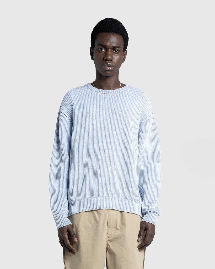 Strik | Highsnobiety HS05 Pigmentfarvet Sweater Lysebla