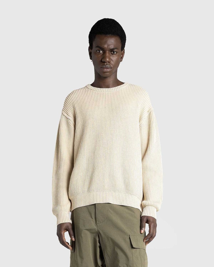 Strik | Highsnobiety HS05 Pigmentfarvet Sweater Aeggeskal