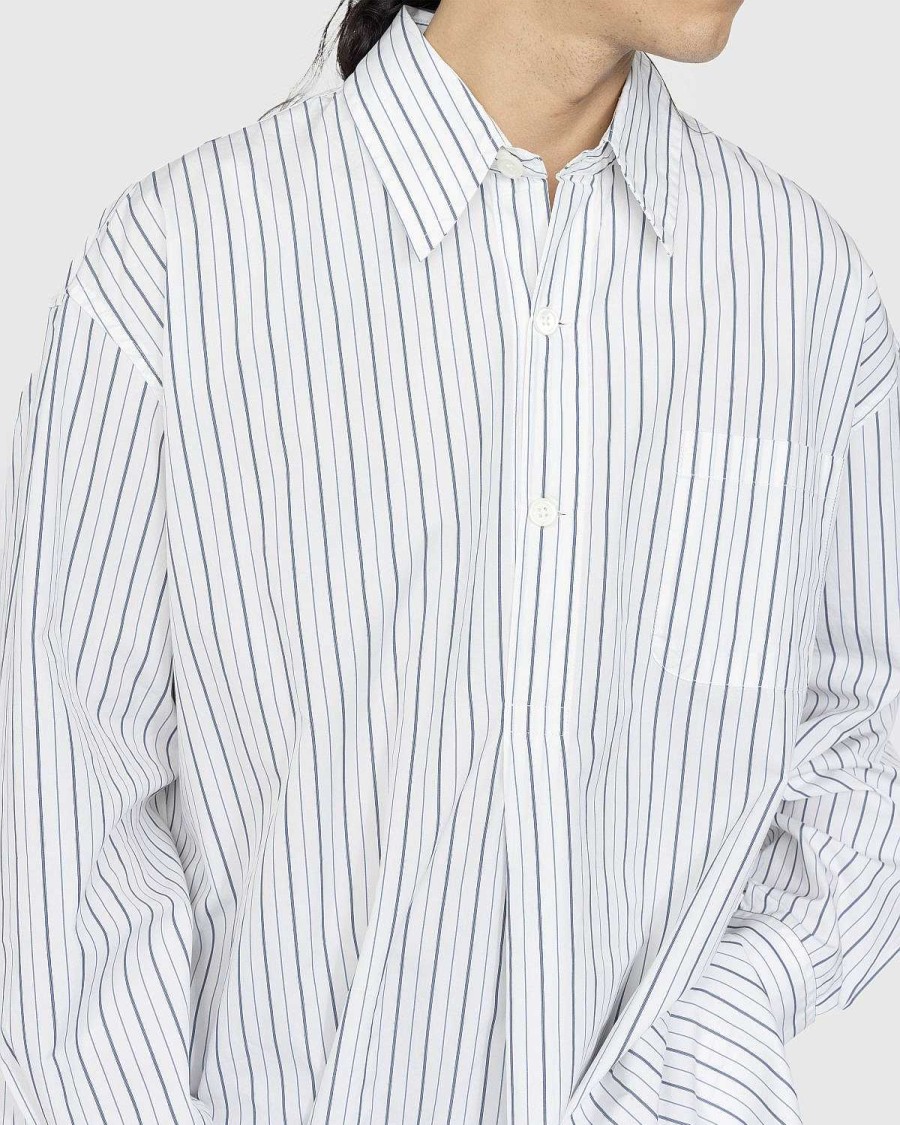 Skjorter | Our Legacy Popover Skjorte Olympic White Stripe