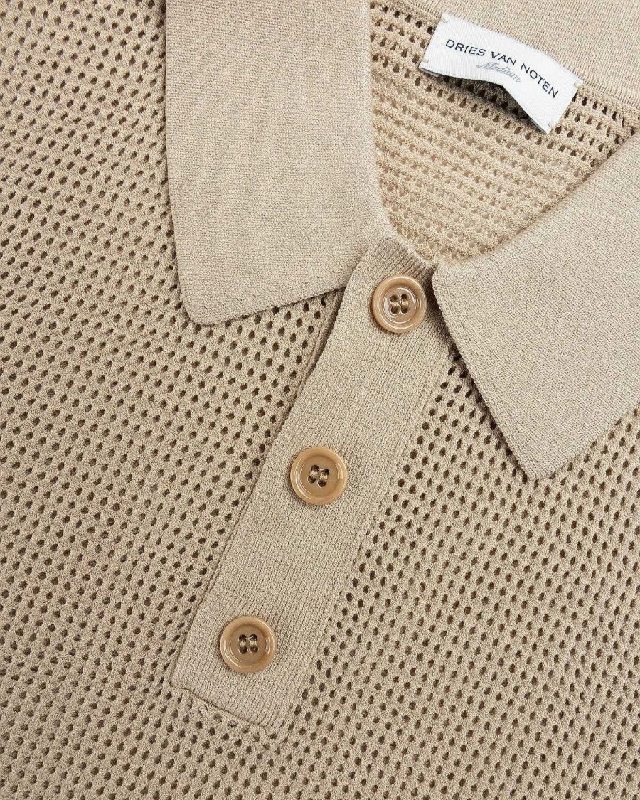 T-Shirts | Dries van Noten Mindo Strik Polo Beige