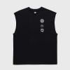 T-Shirts | ACRONYM S25-Pr-C Pima Bomuld Aermelos T-Shirt Sort