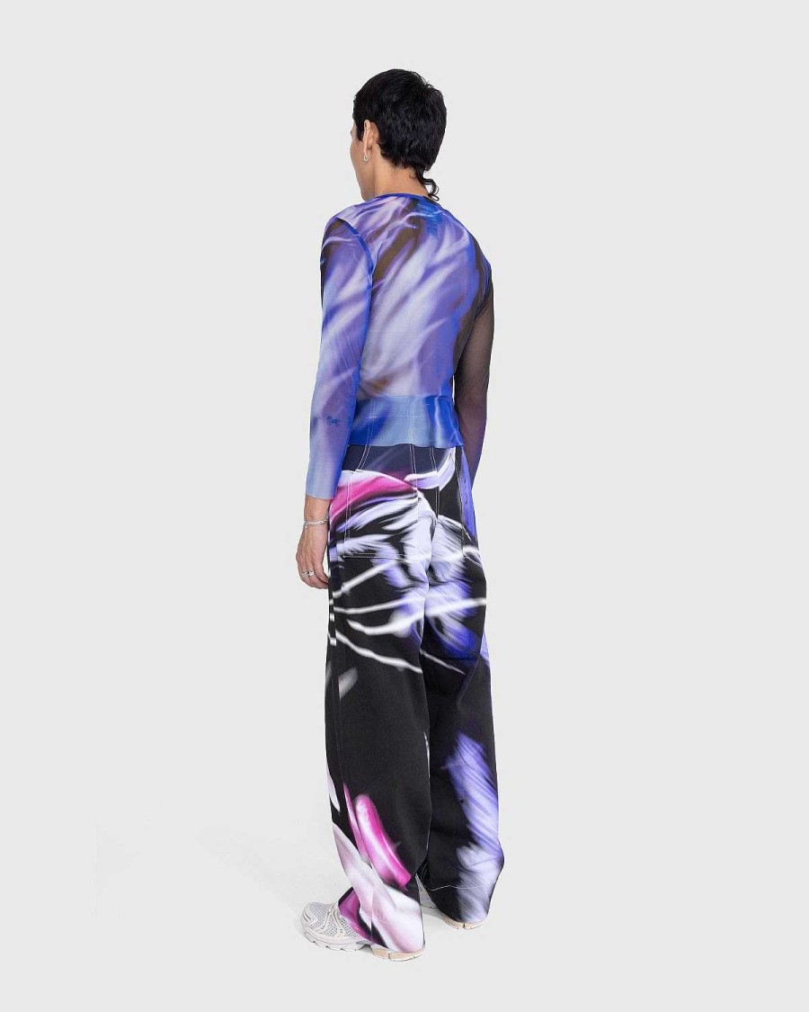 T-Shirts | Gerrit Jacob Mesh Langaermet Lilla