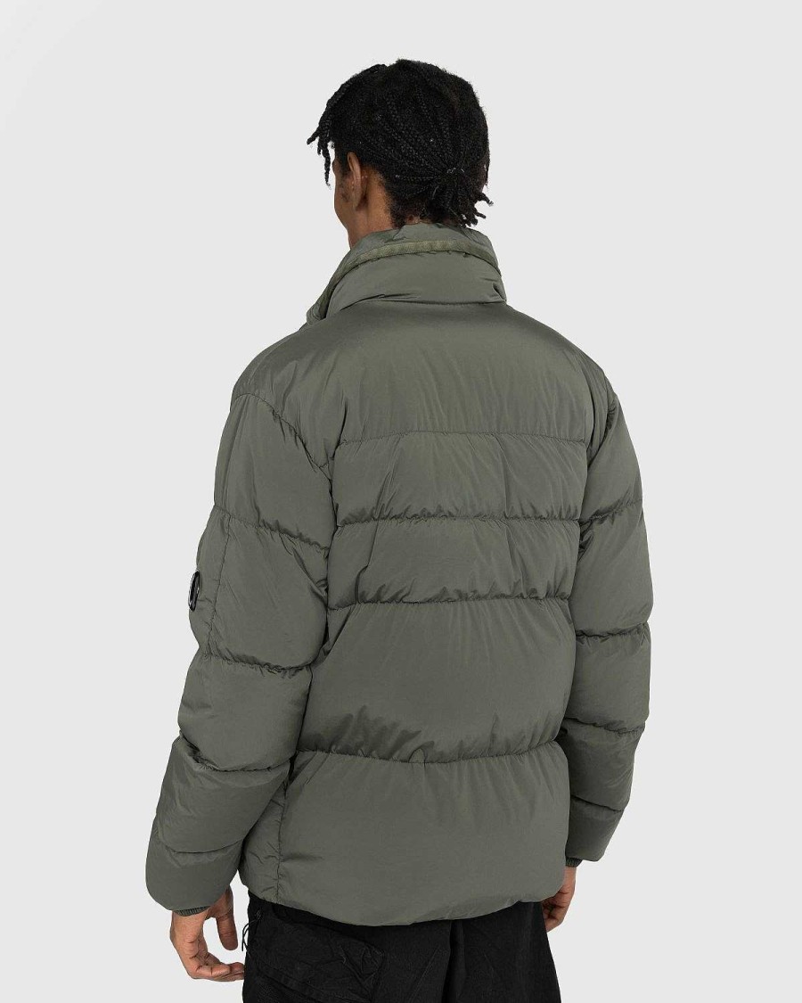 Overtoj | C.P. Company Polstret Nylonjakke Olive Night