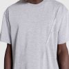 T-Shirts | Y/Project Stedsegron Klebet Logo T-Shirt Stedsegron Gra Melange