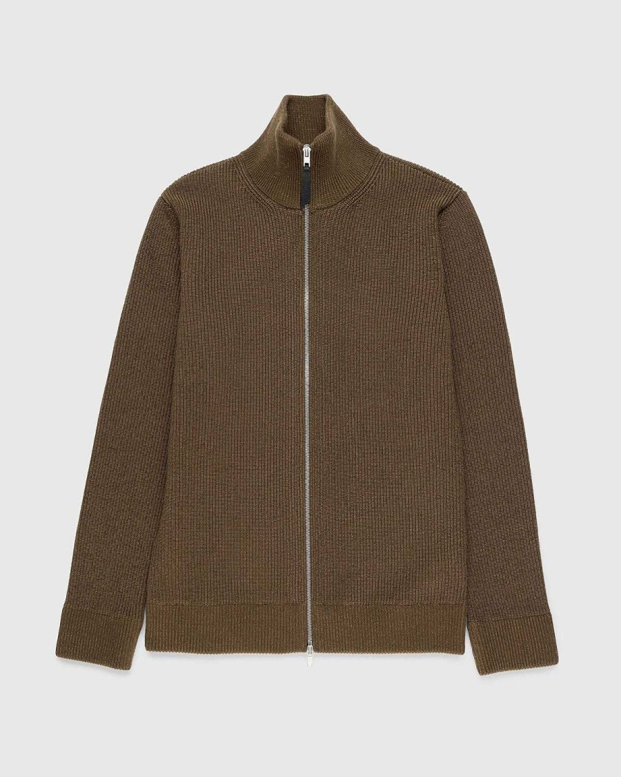 Strik | Maison Margiela Strik Zip-Up Cardigan Brun