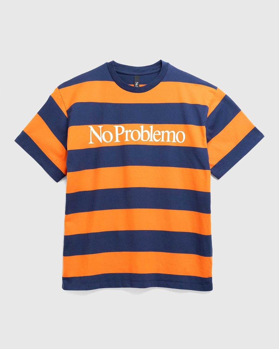 T-Shirts | Aries No Problemo Stripe Ss Tee Multi