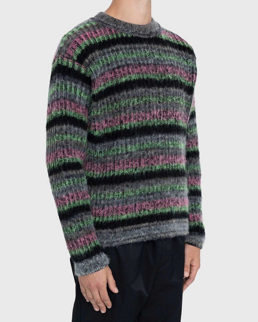 Strik | AGR Fuzzy Mohair Crewneck Sweater Multi