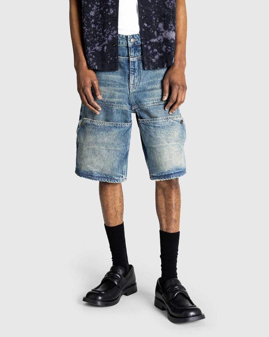 Shorts | Guess USA Gusa Utility Short Gusa Brugt Indigo Wash
