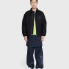 Bukser | NTS Borstet Nylon Trackpants Navy