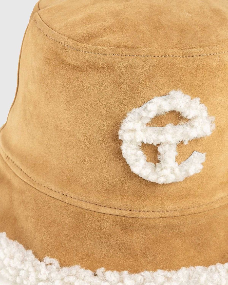 Hatte | Ugg Ruskind Bucket Hat Chestnut