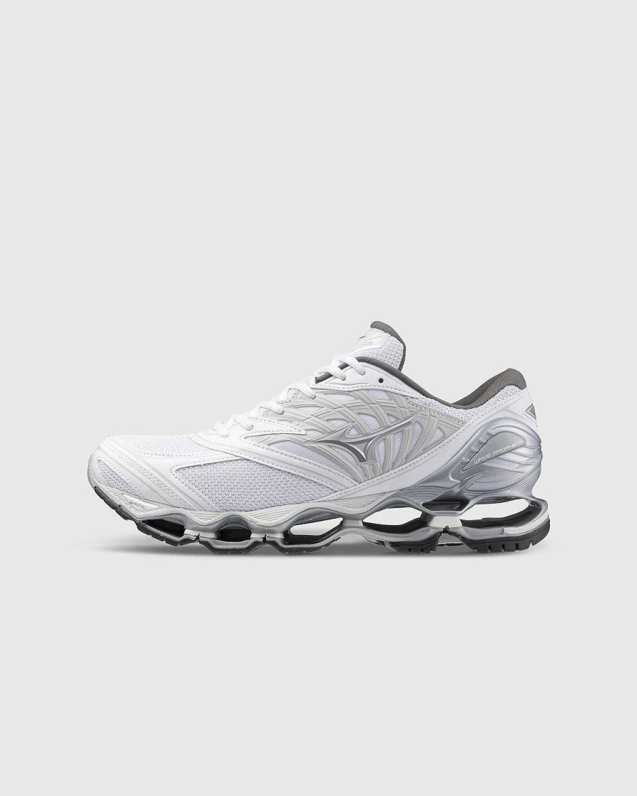 Sneakers | Mizuno Wave Prophecy Ls Hvid/Solv/Havnetage