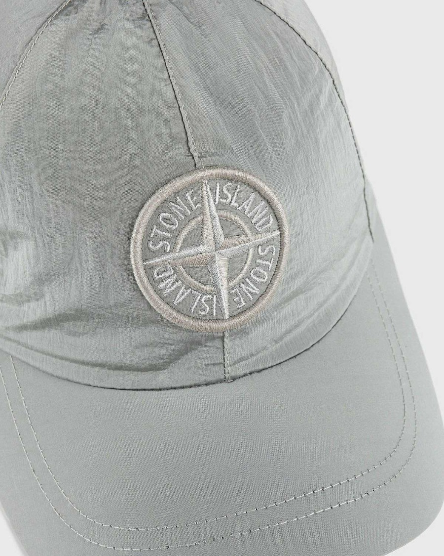 Hatte | Stone Island Seks Panel Cap Gips
