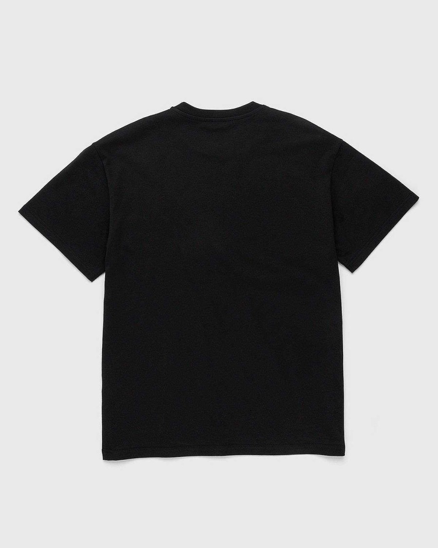 T-Shirts | J.W. Anderson Broderet Jordbaer Jwa T-Shirt Sort